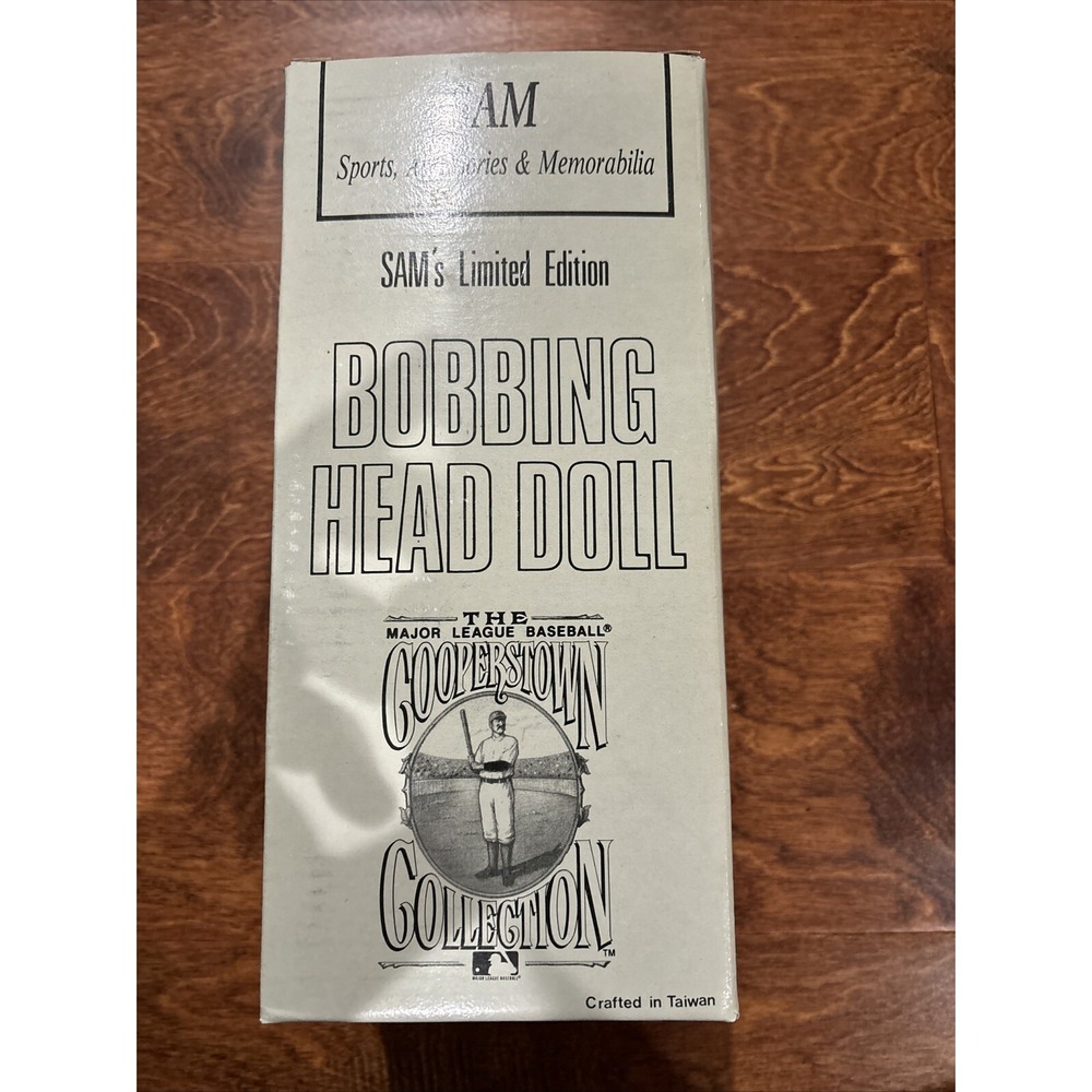 Vintage 1992 Ty Cobb SAM'S Limited Edition Bobbing Head Doll Detroit Tigers NIB - Picture 4 of 10